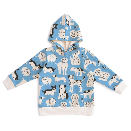 Hoodie - Dog Parade Blue