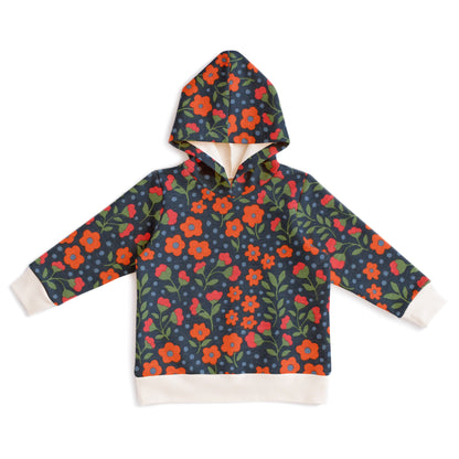 Hoodie - Garden Blooms Navy