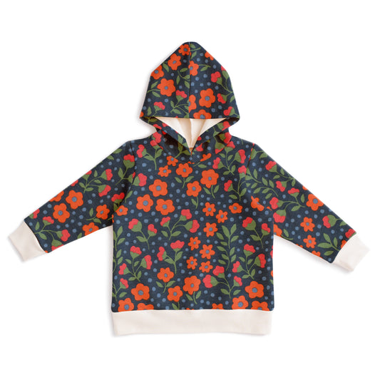 Hoodie - Garden Blooms Navy