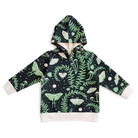 Hoodie - Luna Moths Night Sky