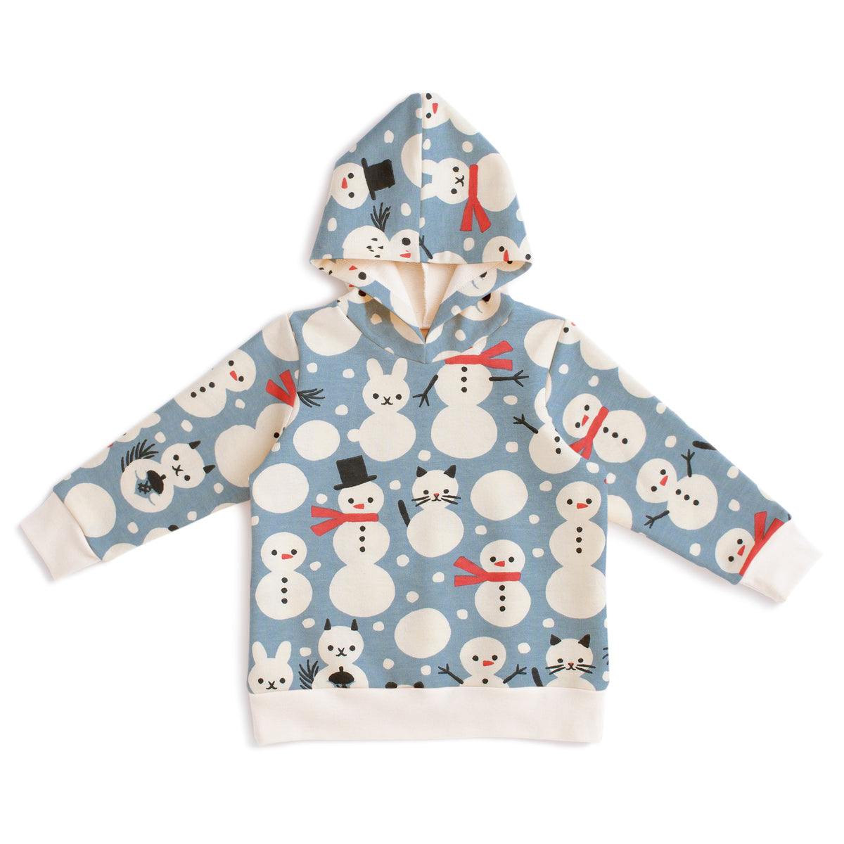 Hoodie - Snow Creatures Blue
