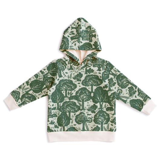 Hoodie - Treehouses Green