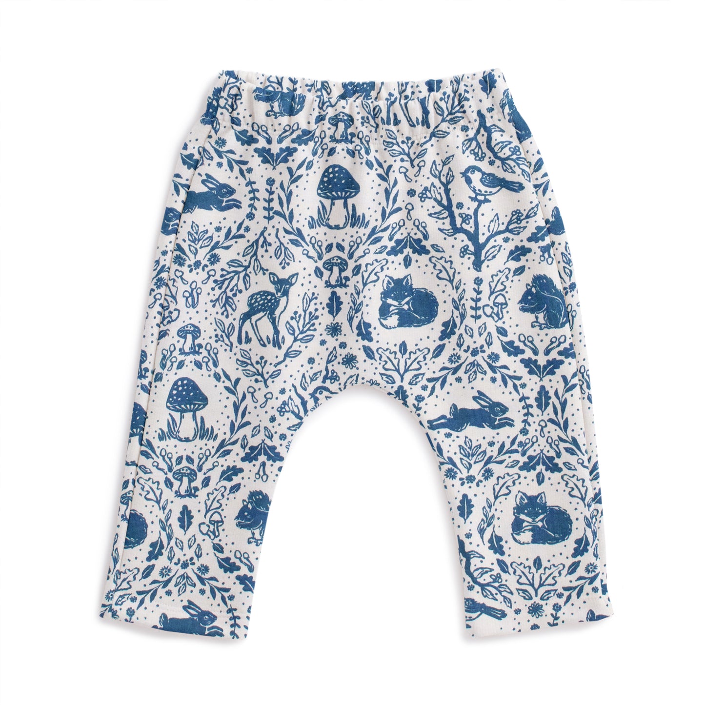 Harem Pants - Animal Tapestry Delft Blue