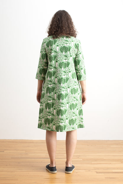Helsinki Dress - Veggies Green