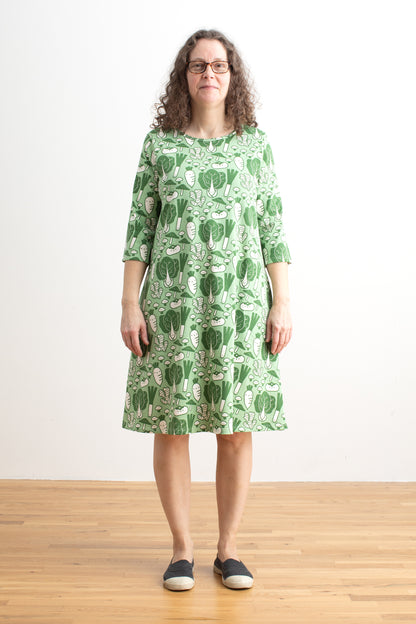 Helsinki Dress - Veggies Green