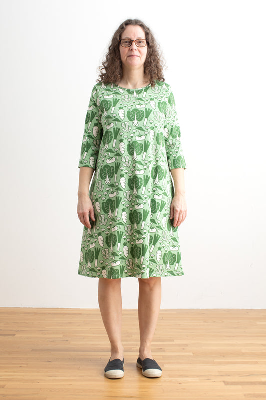 Helsinki Dress - Veggies Green
