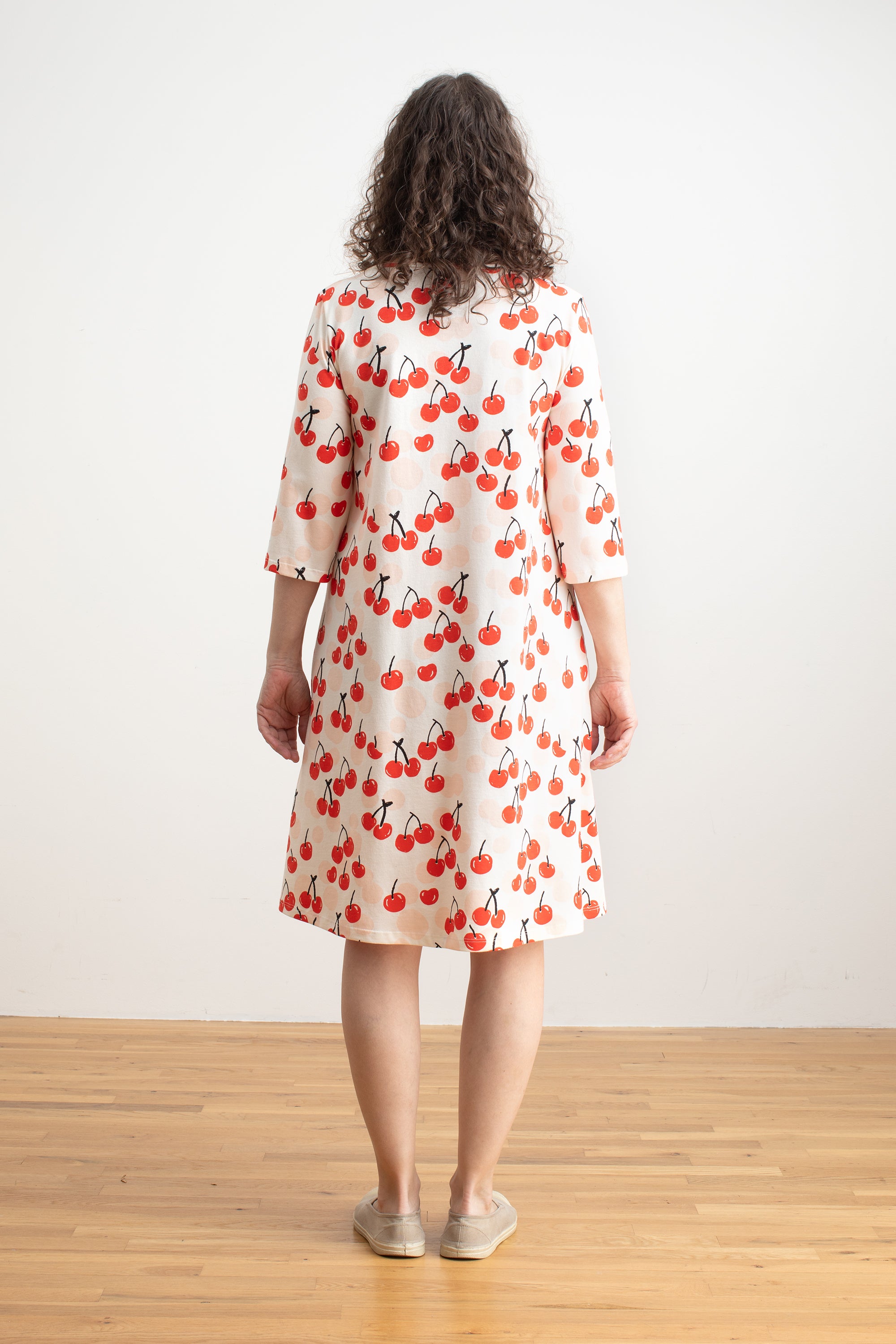 Helsinki Dress - Cherries Red – Winter Water Factory