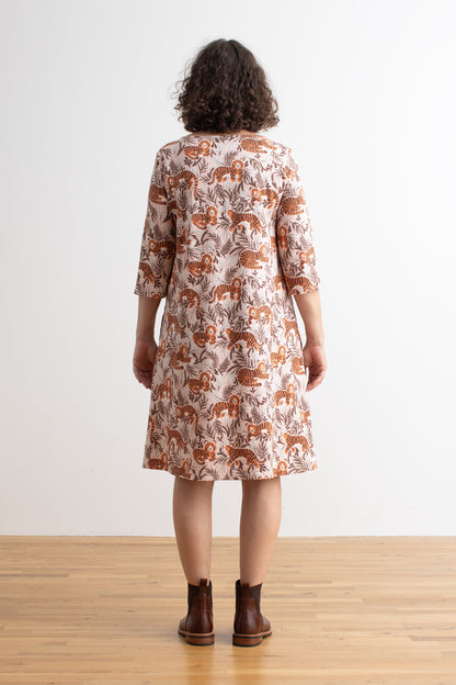 Helsinki Dress - Dreaming Tigers Pink