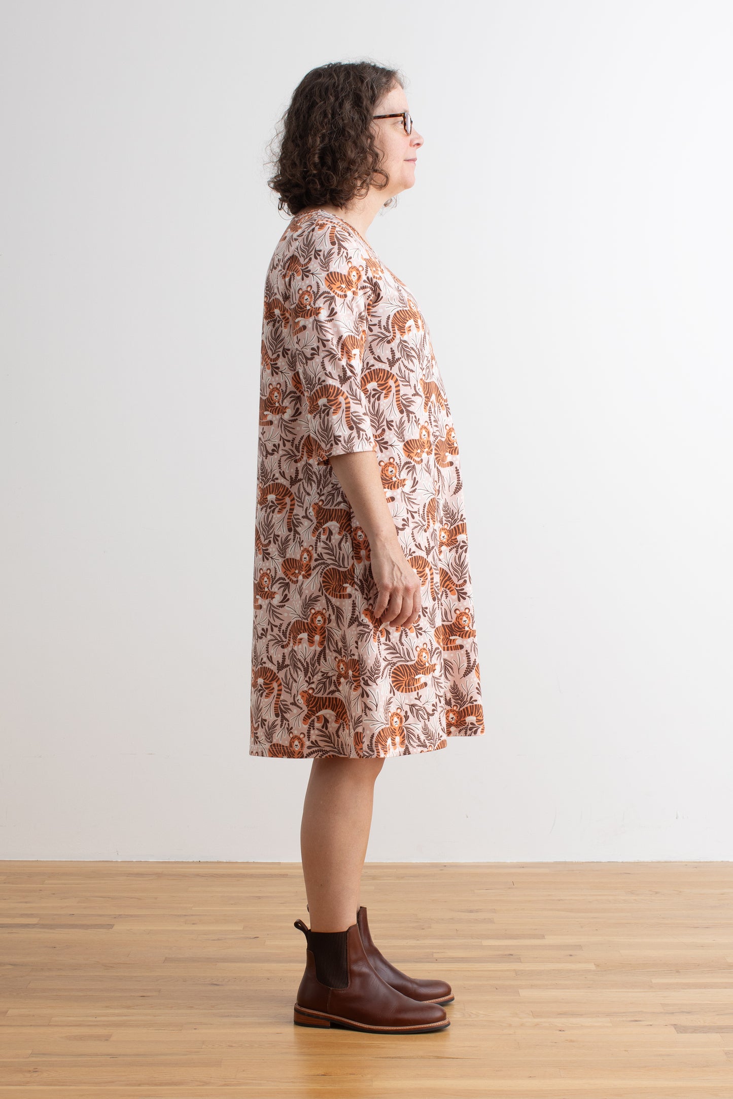 Helsinki Dress - Dreaming Tigers Pink