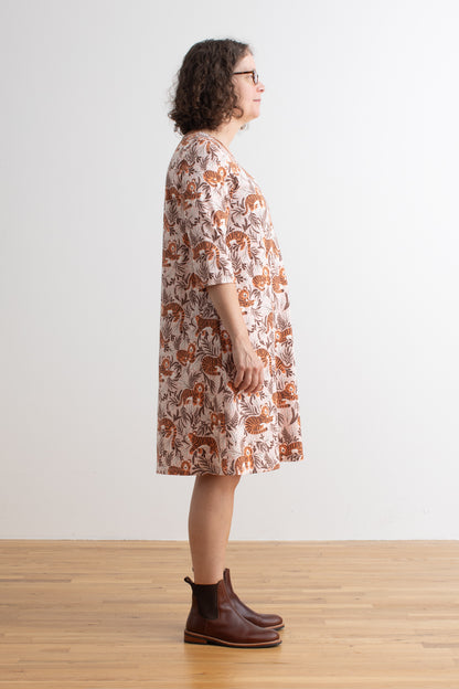 Helsinki Dress - Dreaming Tigers Pink