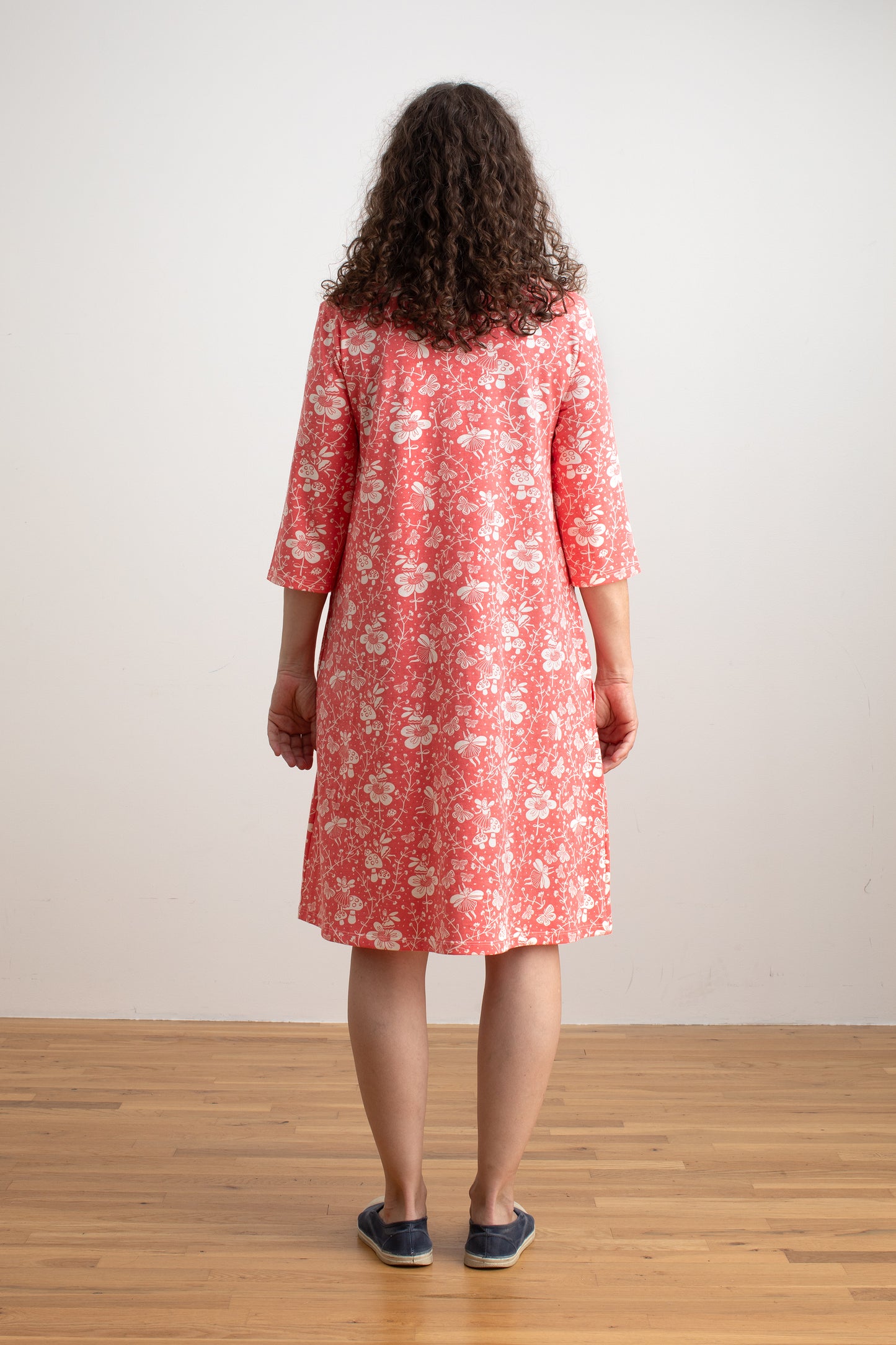 Helsinki Dress - Fairies Coral