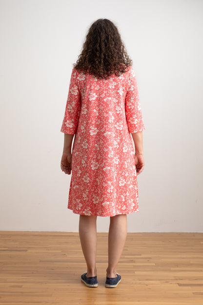 Helsinki Dress - Fairies Coral