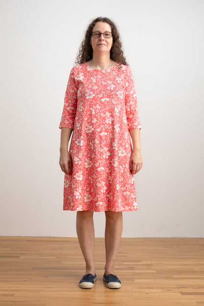 Helsinki Dress - Fairies Coral