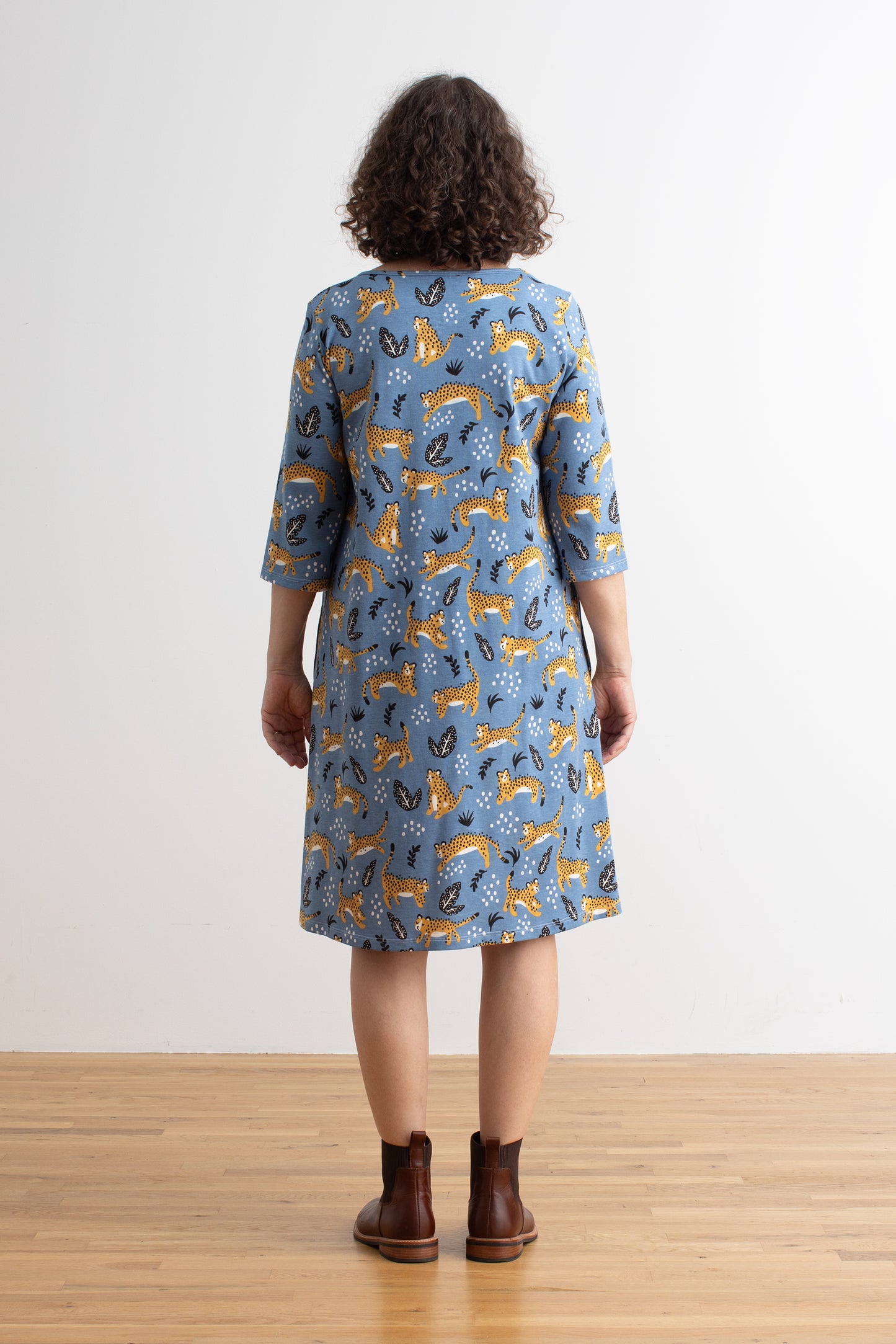 Helsinki Dress - Wildcats Lake Blue