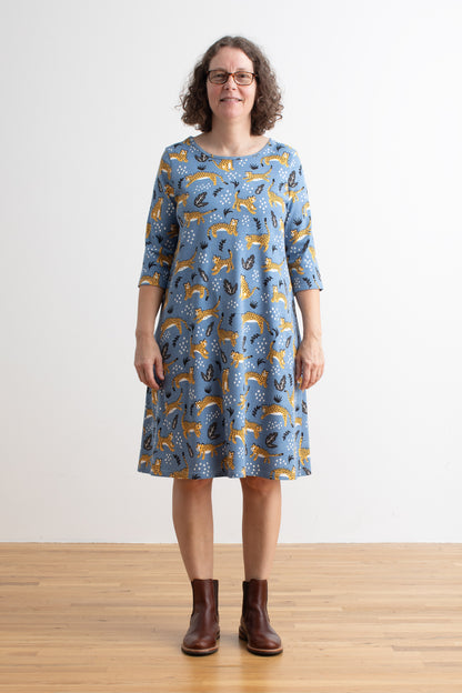 Helsinki Dress - Wildcats Lake Blue