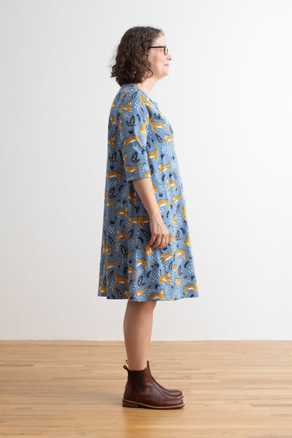 Helsinki Dress - Wildcats Lake Blue