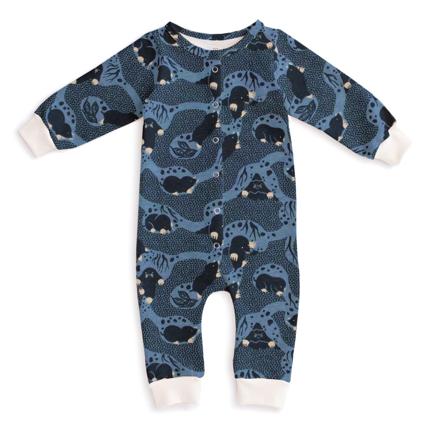 French Terry Jumpsuit - Moles Blue