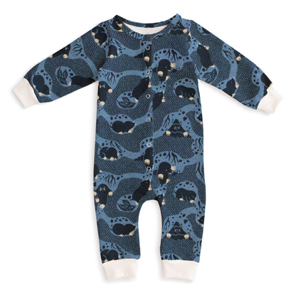 French Terry Jumpsuit - Moles Blue