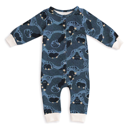 French Terry Jumpsuit - Moles Blue