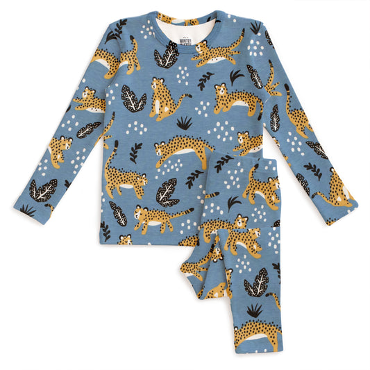 Kids Pajama Set - Wildcats Lake Blue