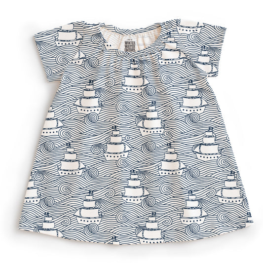 Lily Baby Dress - High Seas Navy