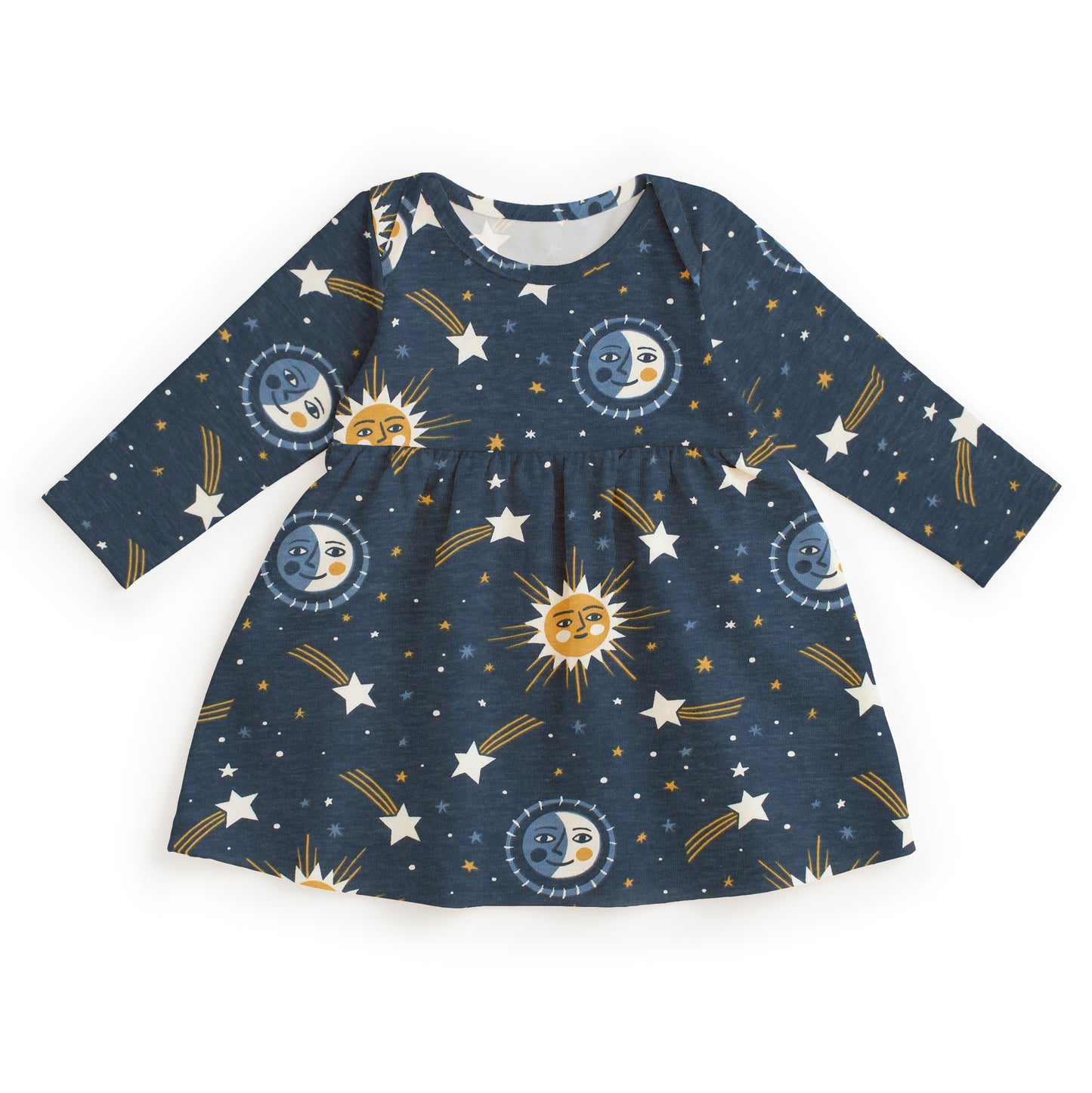 Lausanne Baby Dress - Celestial Navy
