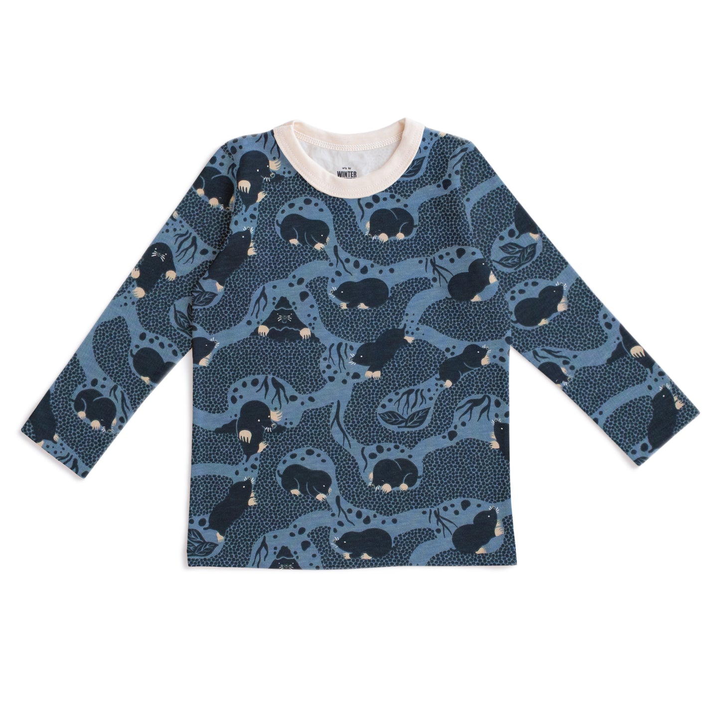 Long-Sleeve Tee - Moles Blue