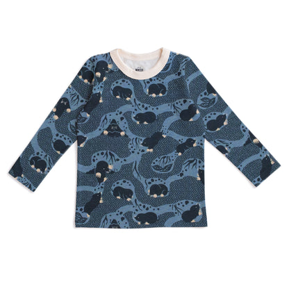 Long-Sleeve Tee - Moles Blue