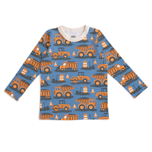 Long-Sleeve Tee - Roadwork Orange & Blue