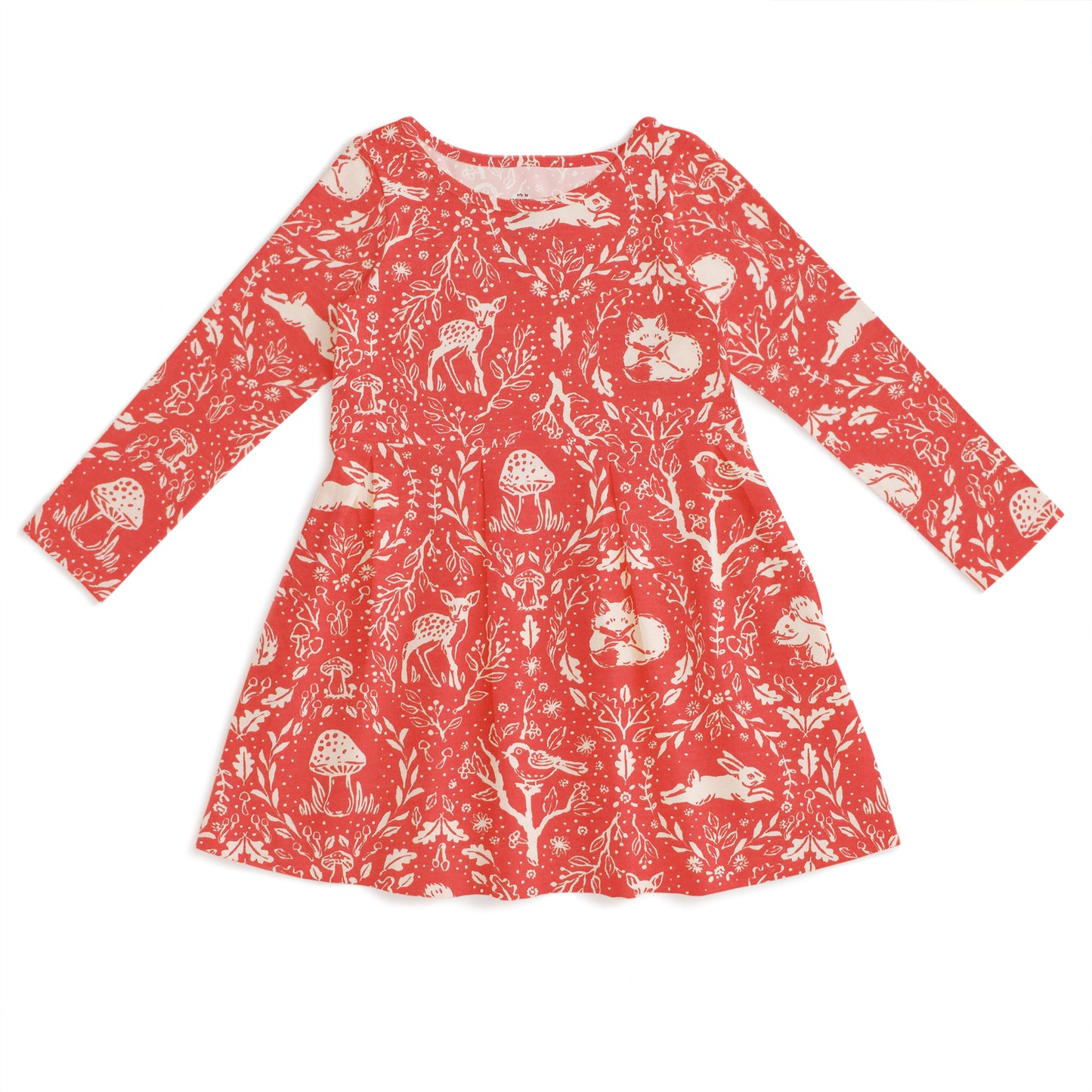 Madison Dress - Animal Tapestry Red