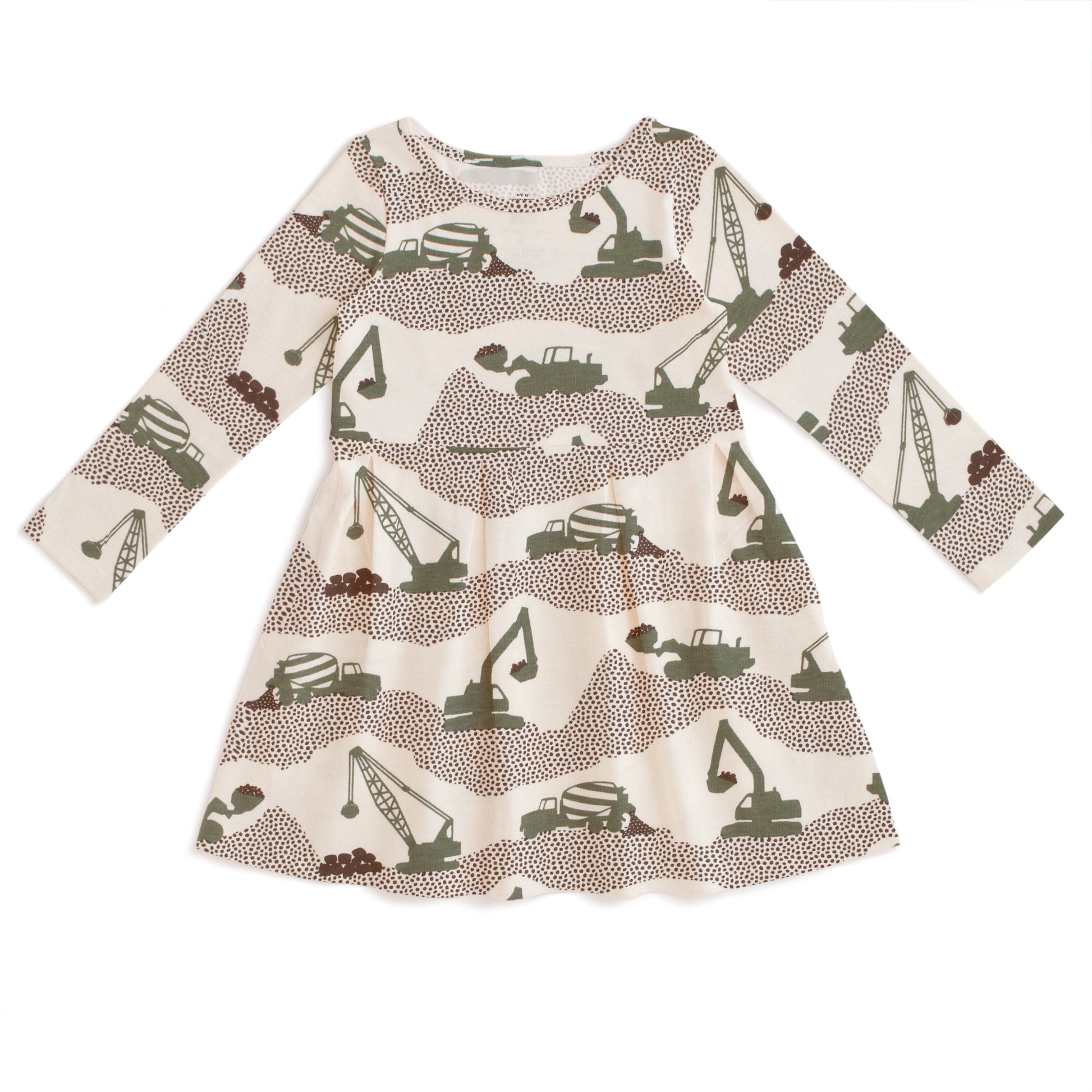Kids Madison Dress - Construction Forest Green 8 Kids Madison Dress - Construction Forest Green 8