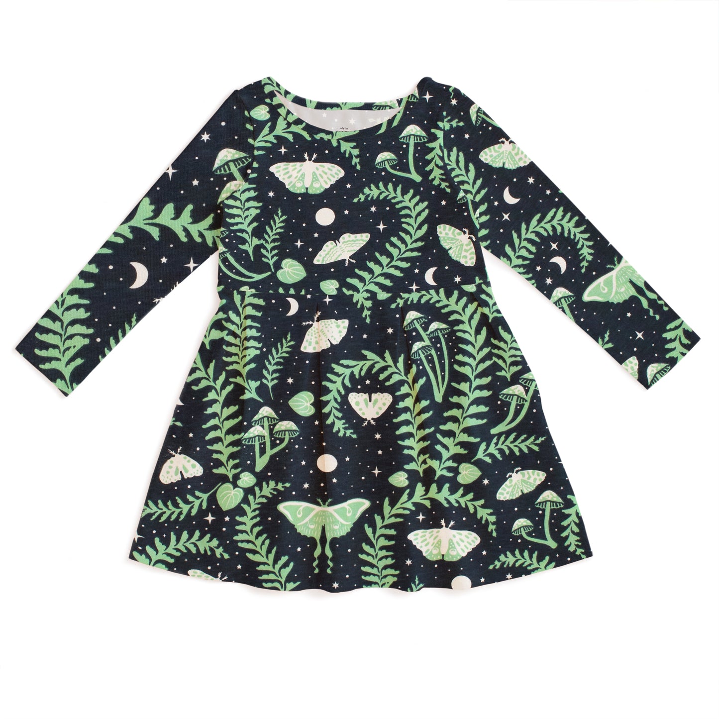 Madison Dress - Luna Moths Night Sky