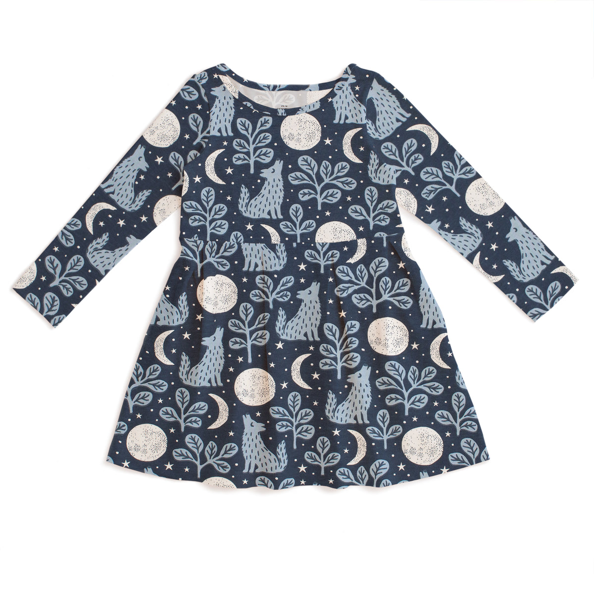 Madison Dress - Wolves Navy