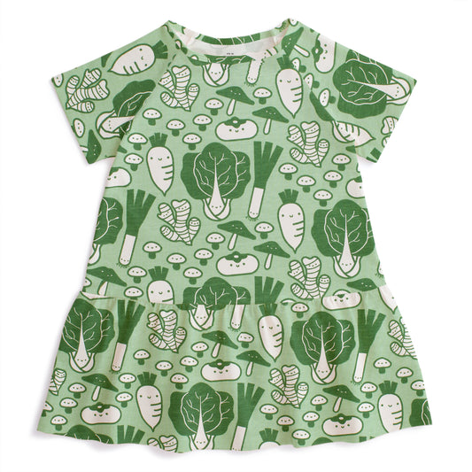 Milwaukee Dress - Veggies Green