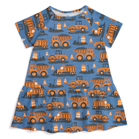 Milwaukee Dress - Roadwork Orange & Blue