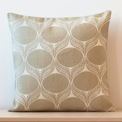 Belgian Linen Pillow Case - June Leaf Sand