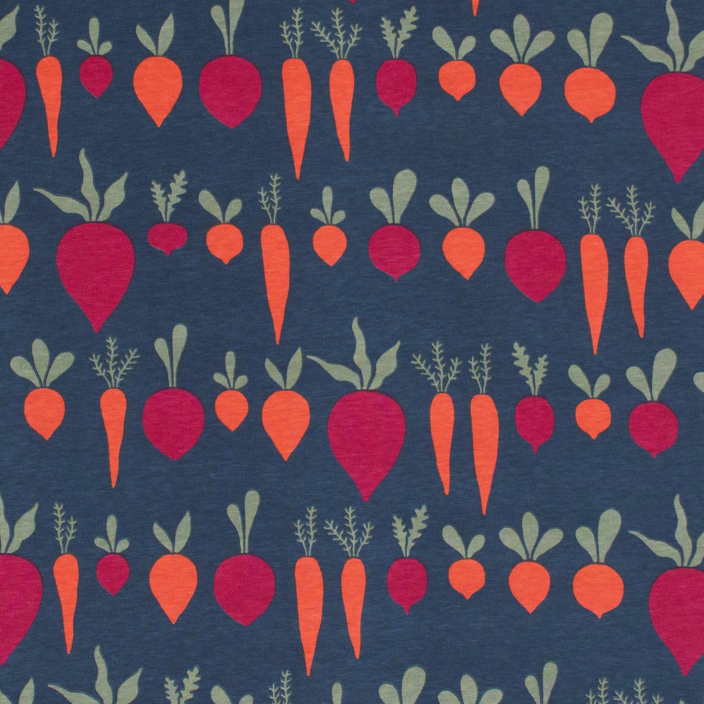 Long-Sleeve Snapsuit - Root Vegetables Night Sky