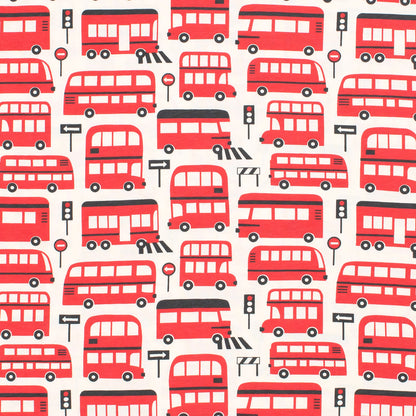 Sweatpants - Double-Decker Buses Red