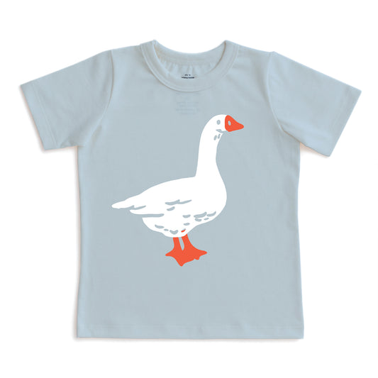 Short-Sleeve GRAPHIC Tee - Silly Goose Sky Blue