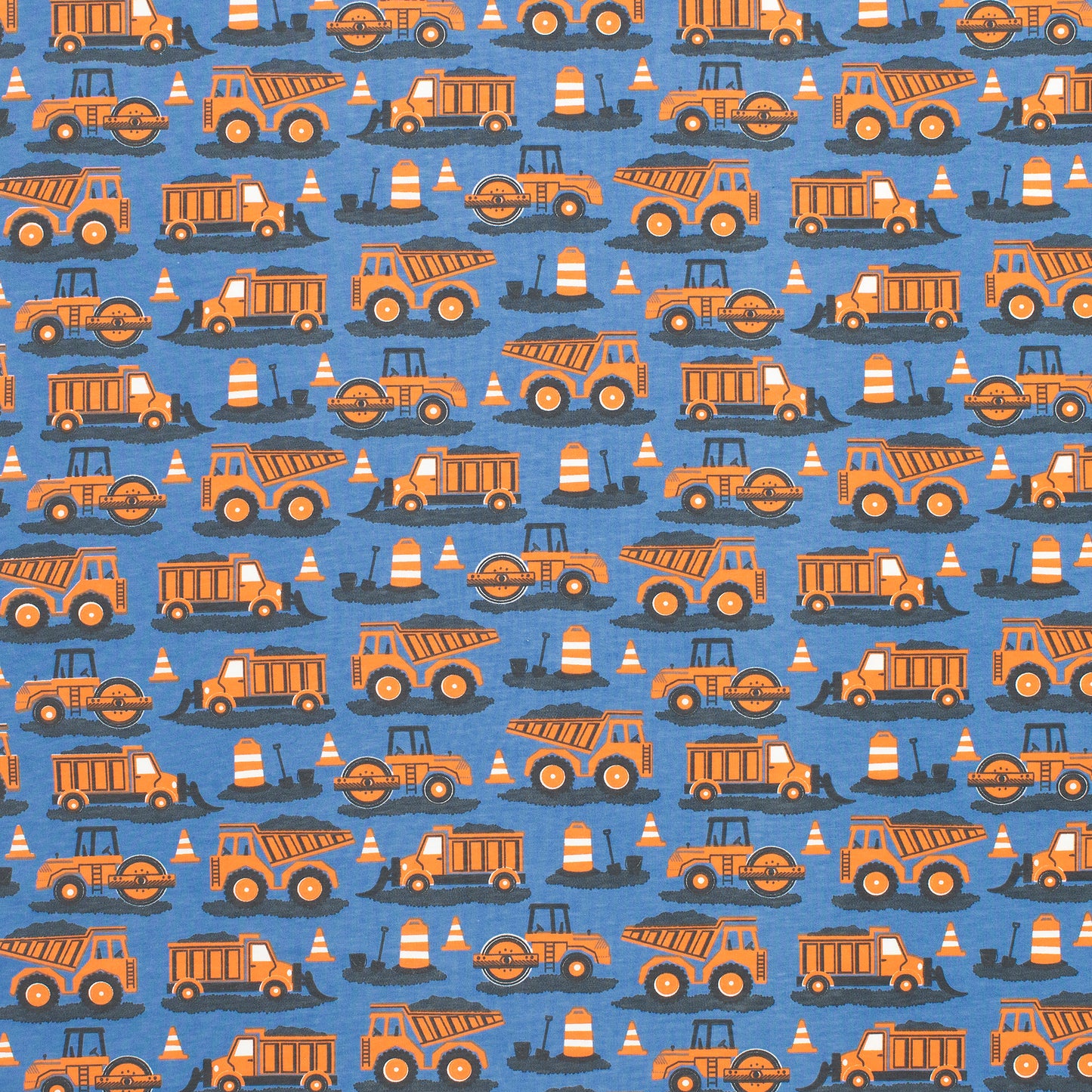 Alberta Dress - Roadwork Orange & Blue