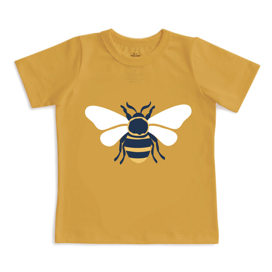 Short-Sleeve GRAPHIC Tee - Bee Ochre
