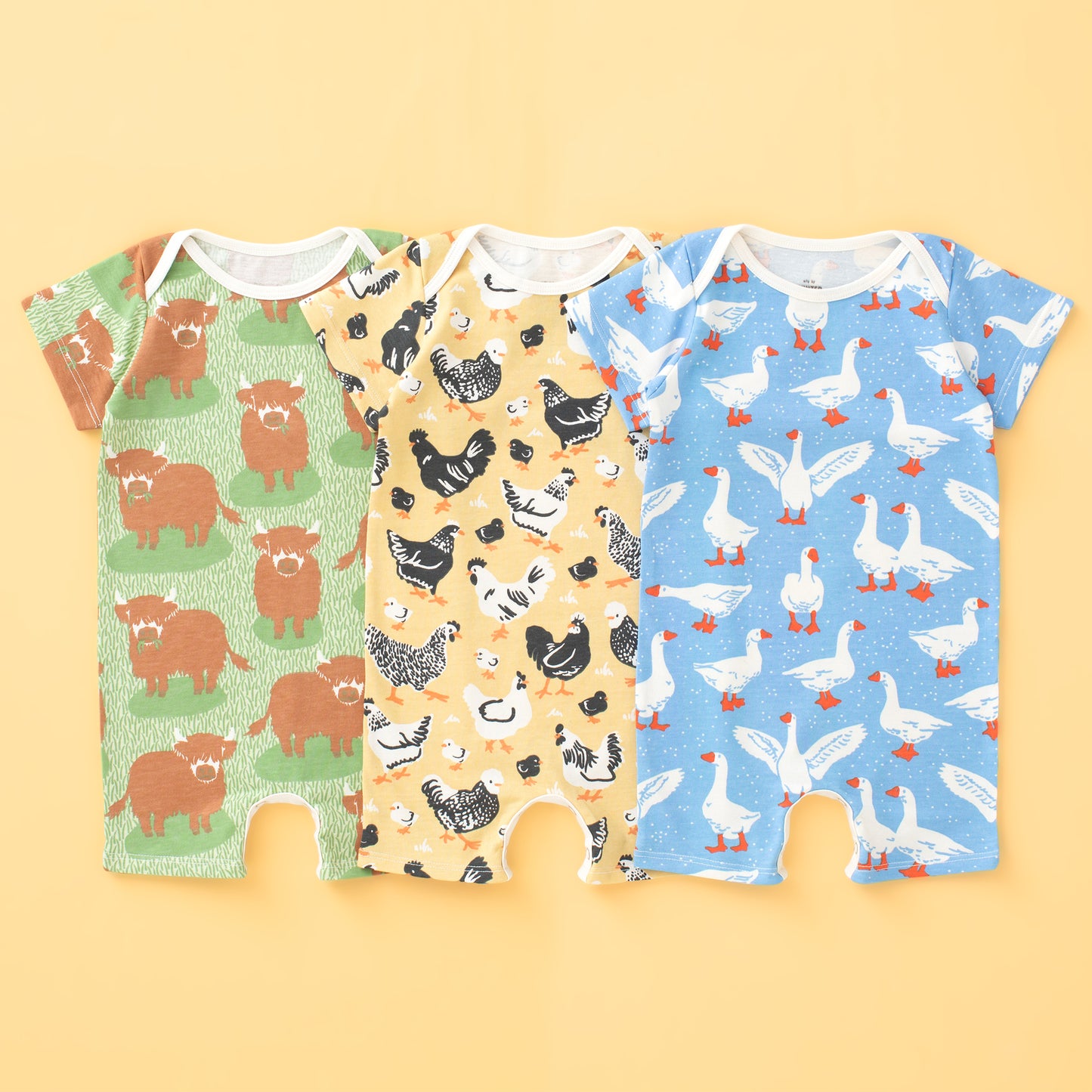 Farm Friends Summer Romper Bundle
