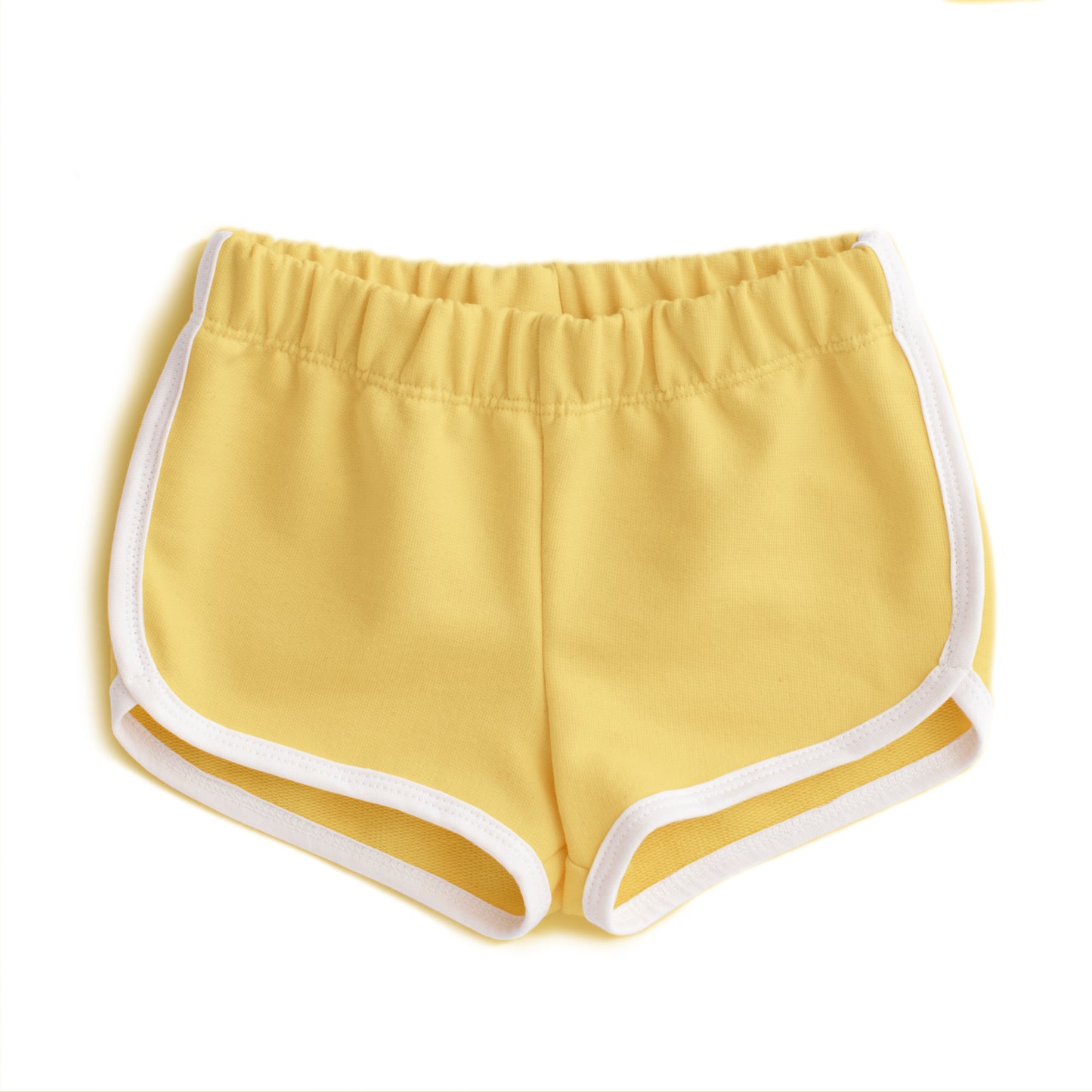 French Terry Shorts - Solid Sunshine Yellow