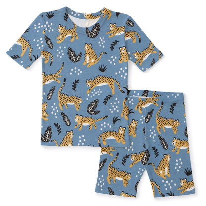 Kids Summer Pajama Set - Wildcats Lake Blue