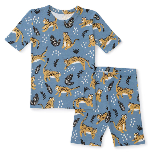 Kids Summer Pajama Set - Wildcats Lake Blue