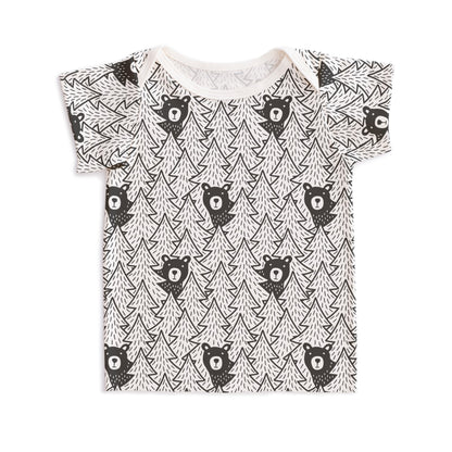 Short-Sleeve Lap Tee - Bears Black - Pretty Much Perfect