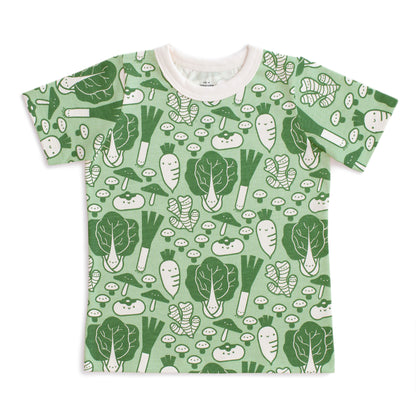 Short-Sleeve Tee - Veggies Green