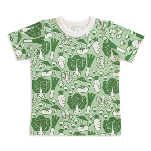 Short-Sleeve Tee - Veggies Green