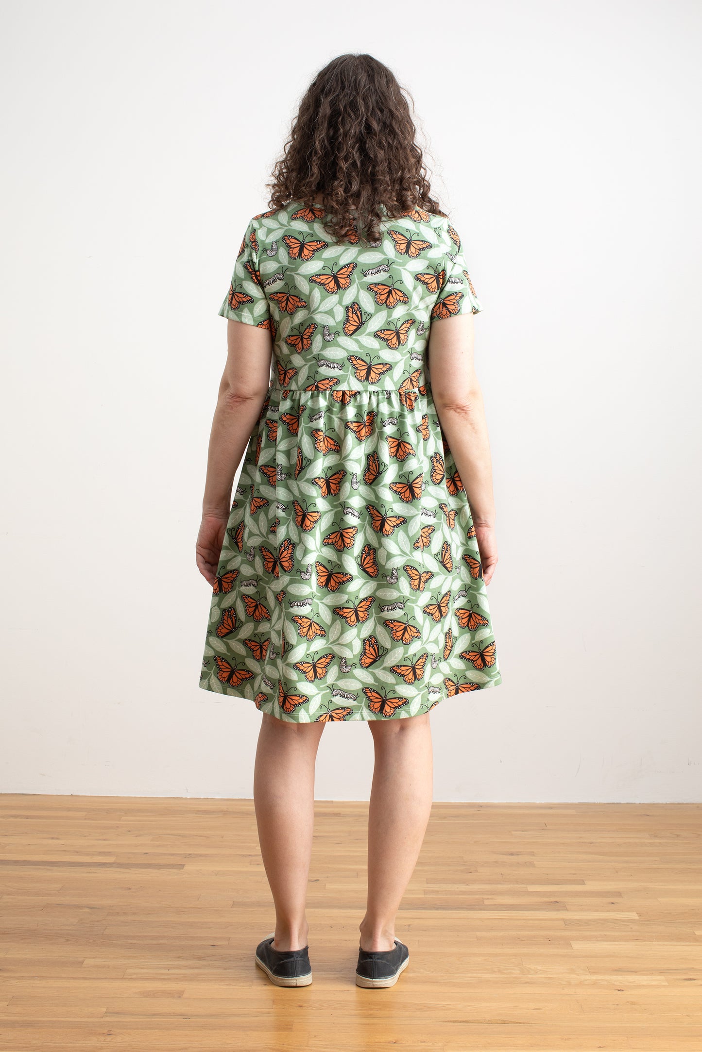 Stockholm Dress - Monarchs Dark Green