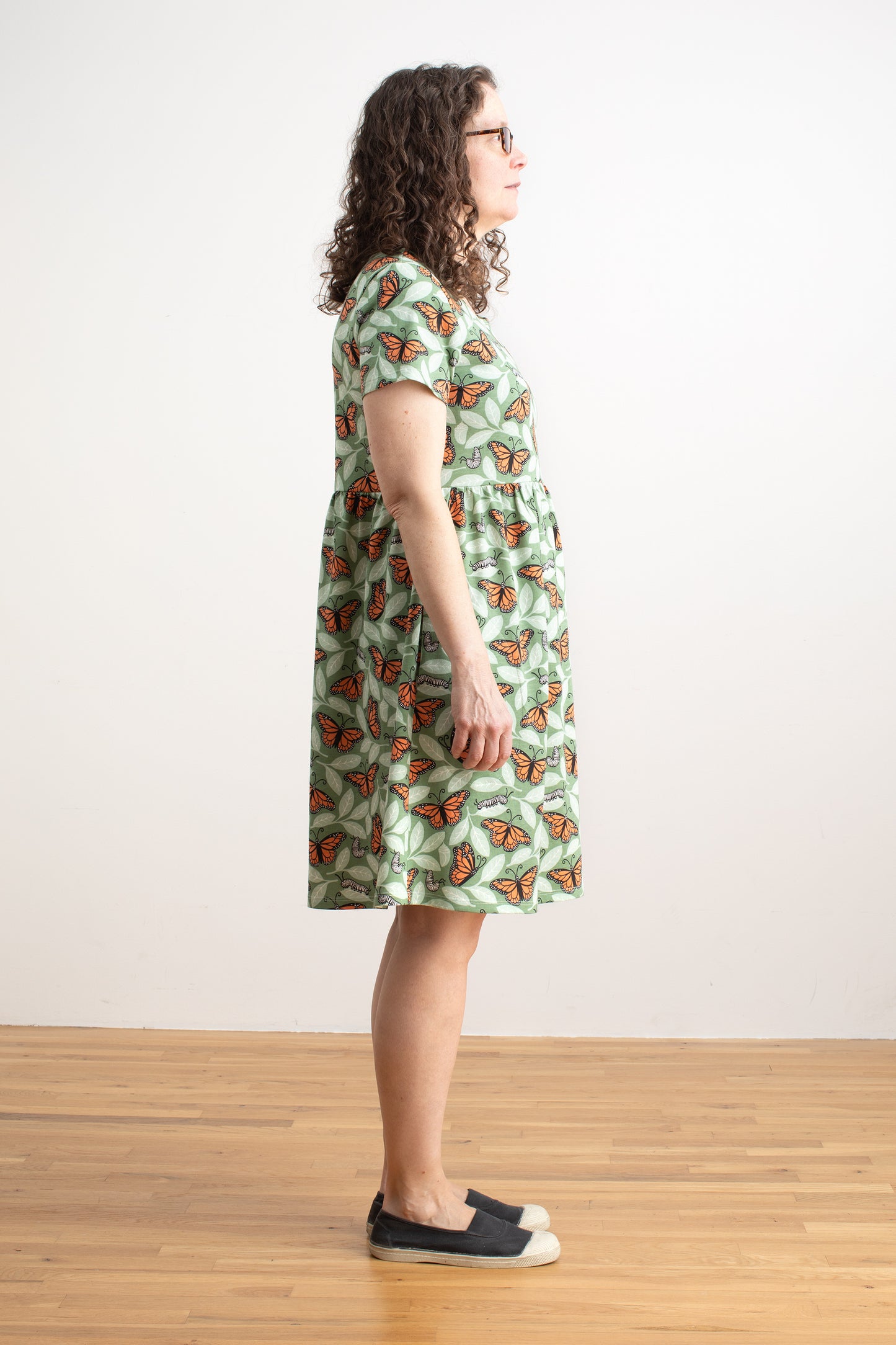 Stockholm Dress - Monarchs Dark Green